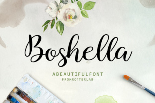 Boshella Script: A Modern Twist for Feminine and Trendy Designs