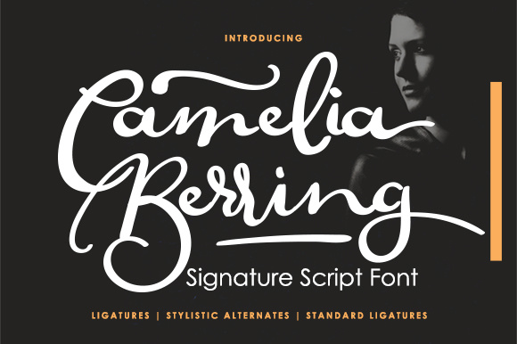 Camelia Berring Script: A Stunning Hand-Lettered Font