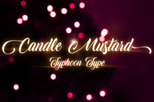 Candle Mustard: A Unique Script Font for Standout Designs