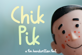 Chik Pik: A Fresh Handmade Calligraphy Font for Creative Projects