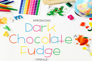 Dark Chocolate Fudge: A Unique Font for Creative Projects