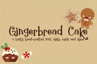Gingerbread Cake: A Unique Font That Brings Warmth and Creativity to Any Project