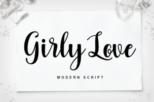 Girly Love: A Stylish Typographic Choice