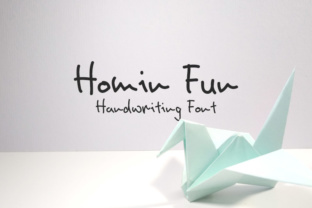 Homin Fun: A Handwritten Font for Creative Expression