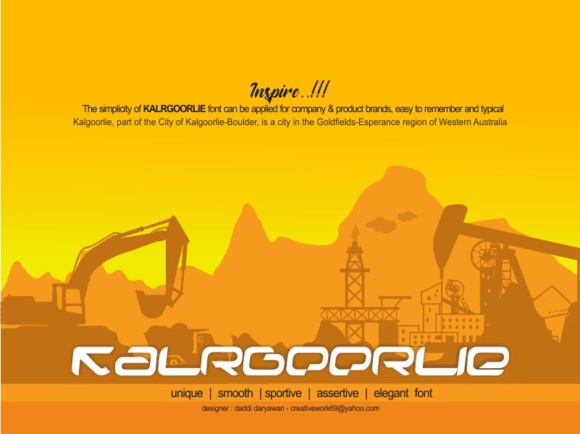 Kalgoorlie: A Bold and Simple Font for Modern Brands