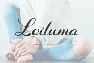Loituma: A Handmade Calligraphy Font for Creative Expression