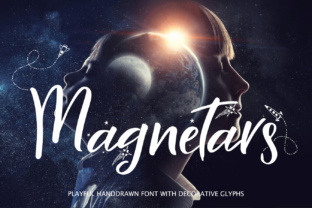 Magnetars: A Bold and Painterly Font for Creative Expression