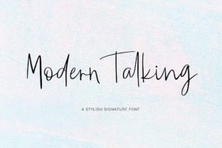Modern Talking: A Stylish Font for Every Need