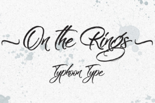 On the Rings: A Beautiful Font for Hand-Lettered Design