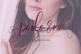 Paula Eva Script: A Modern Calligraphy Typeface for Elegant Design