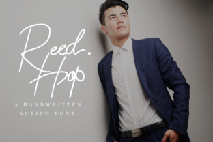 Reed Hop: A Handwritten Script Font for Creative Projects