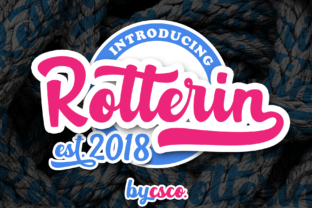 Rotterin Script: A Trendy Touch for Your Creative Projects