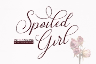 Spoiled Girl: A Script Font That Combines Elegance and Personality
