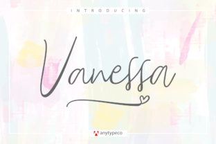 Vanessa: A Handwritten Font That Brings Charm to Modern Designs