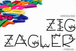 Zig Zagler: A Playful Font for Creative Projects